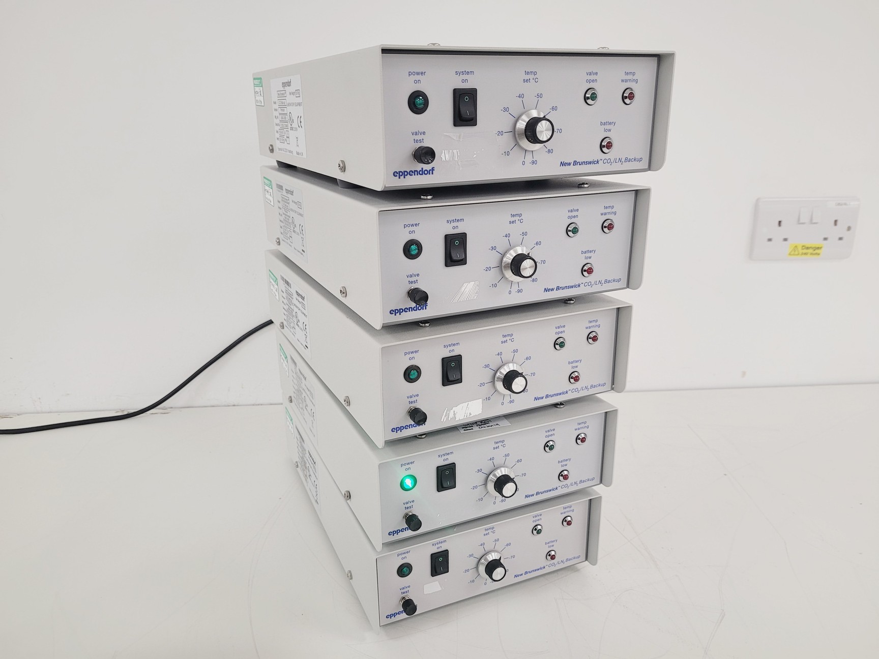 Image of 5 x New Brunswick CO2 Back Up Premium Controls Lab