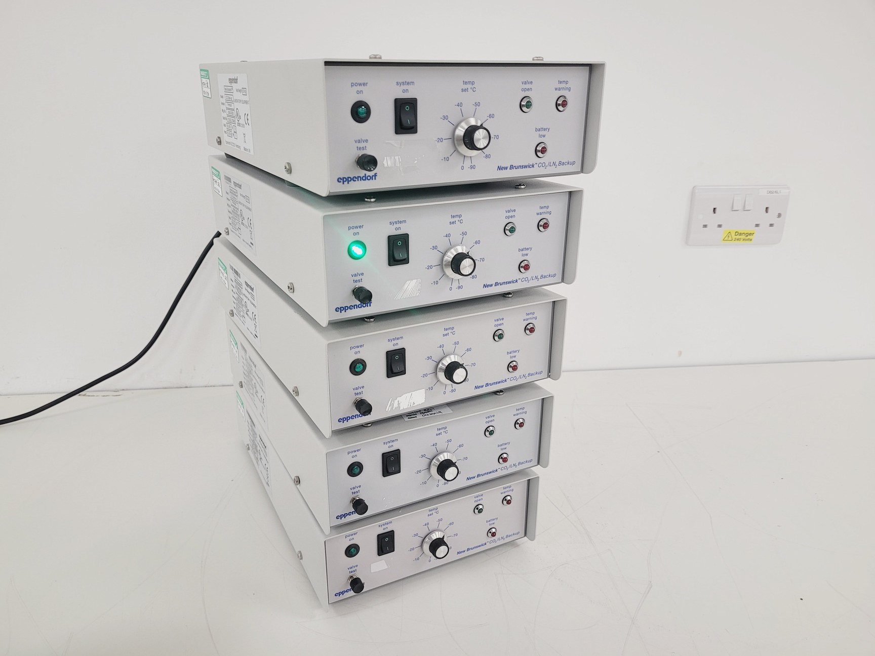 Image of 5 x New Brunswick CO2 Back Up Premium Controls Lab