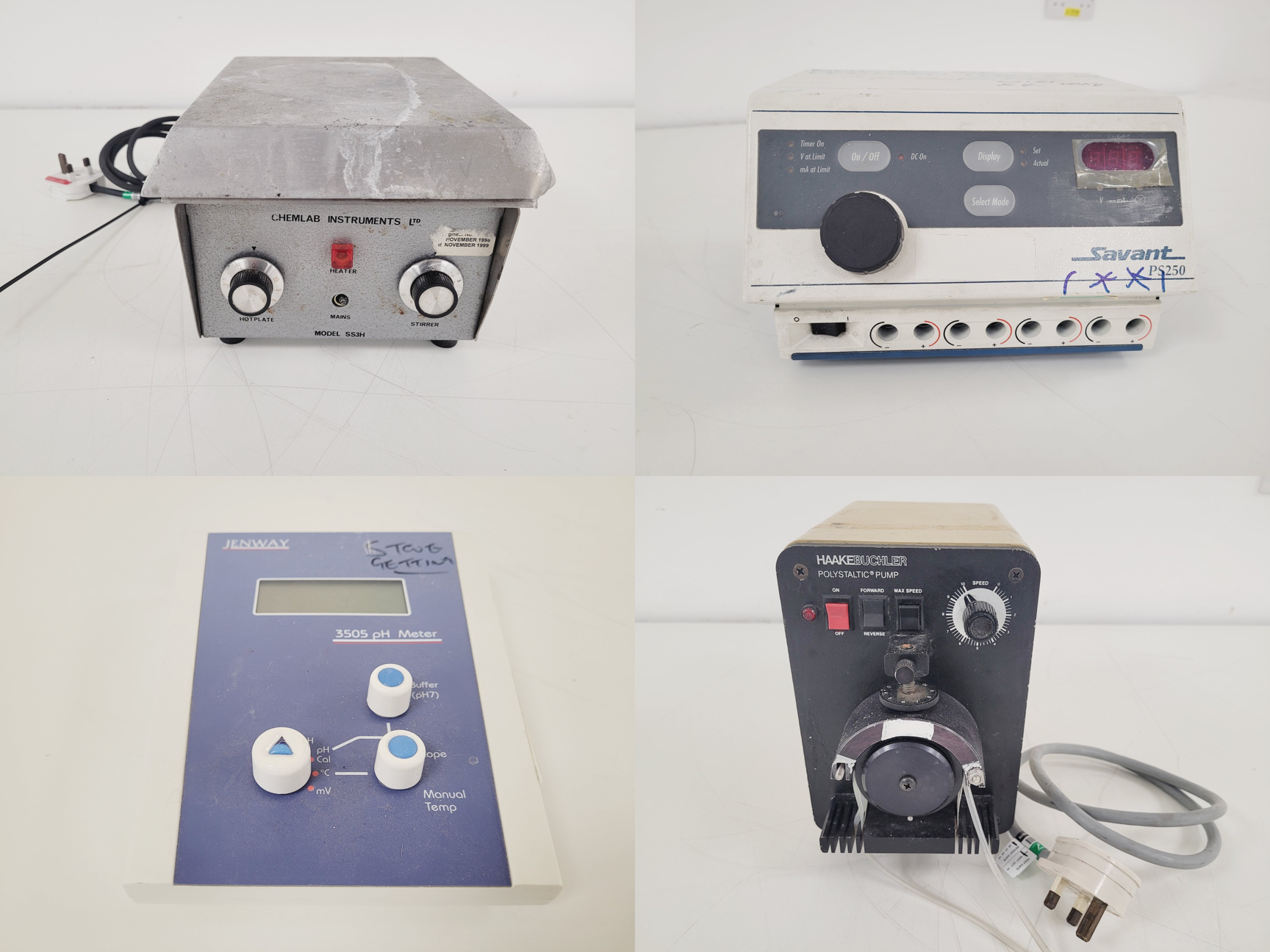 Image of Mixed Job Lot of Laboratory Equipment - Stuart, UVP, Jenway, Grant, Chemlab