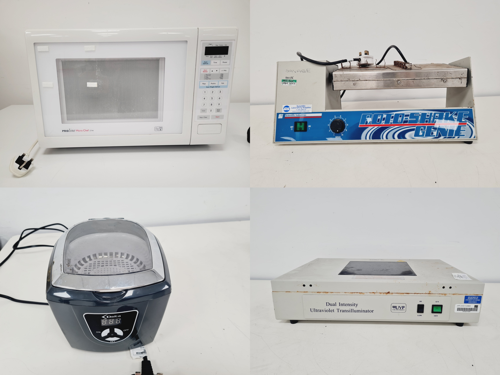 Image of Mixed Job Lot of Laboratory Equipment - Stuart, UVP, Jenway, Grant, Chemlab