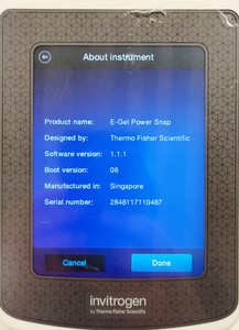 Thumbnail image of Thermo Fisher Scientific Introven E-Gel Power Snap Electrophoresis System Lab