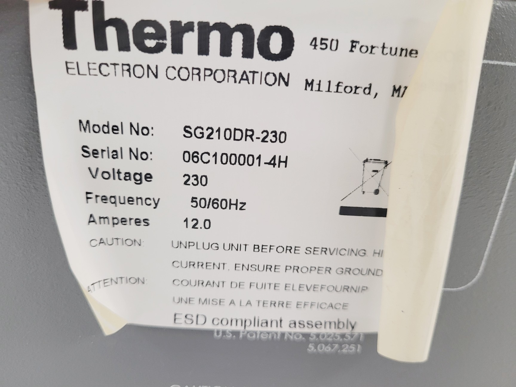 Image of Thermo Electron SG210D Gel Dryer 