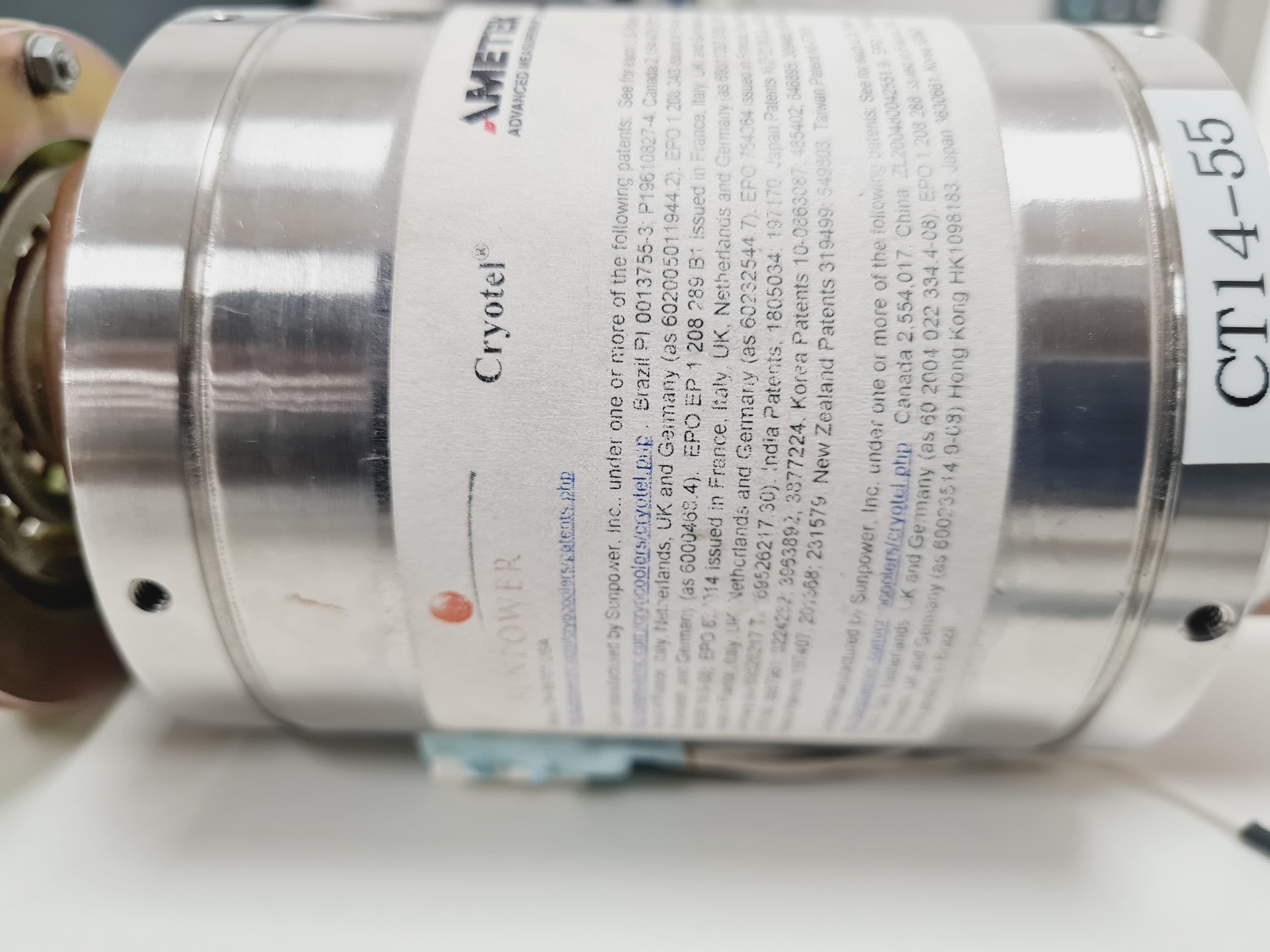 Image of Ametek SunPower Cryotel Cryocooler CT14-55 Lab