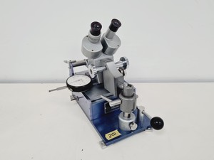 Image of Slee London Model DS Vacuum Vice Precision Measuring Tool w/ DTI Gauge