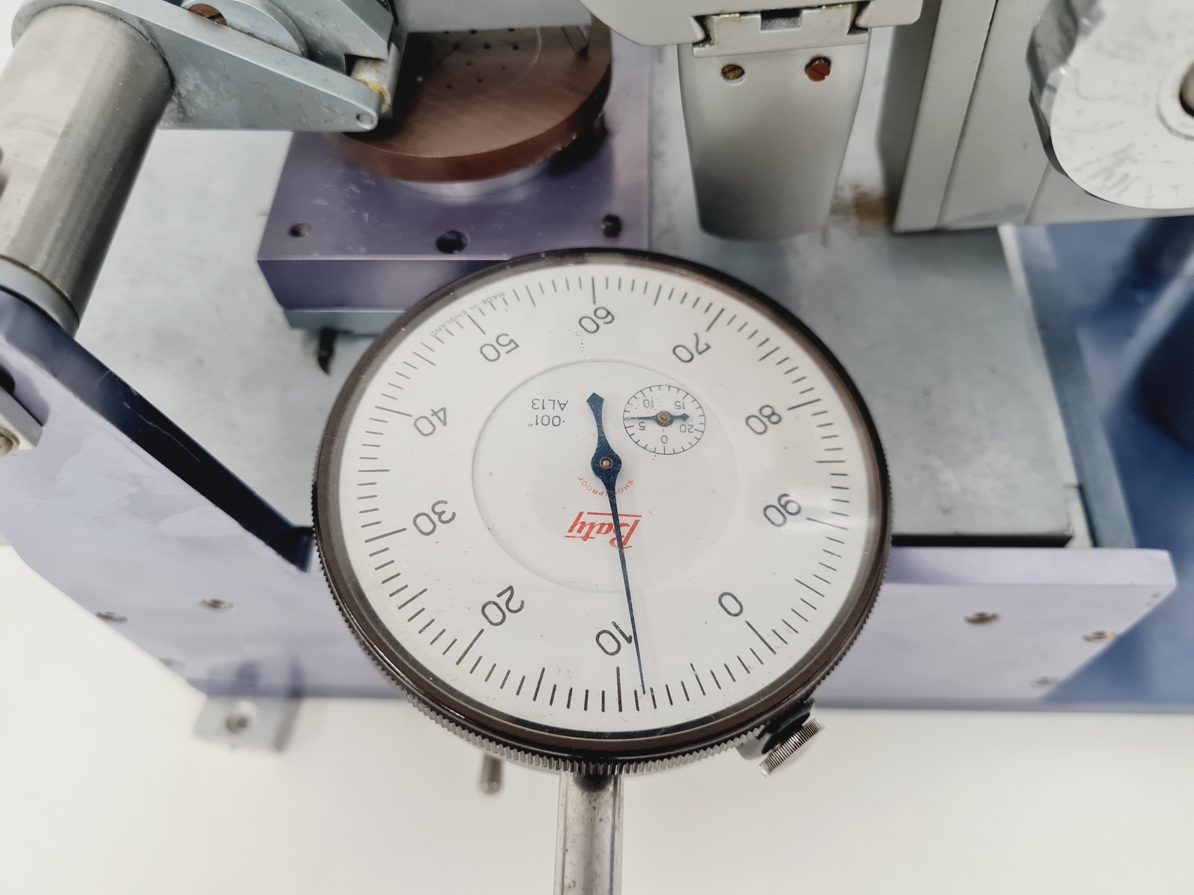 Image of Slee London Model DS Vacuum Vice Precision Measuring Tool w/ DTI Gauge 