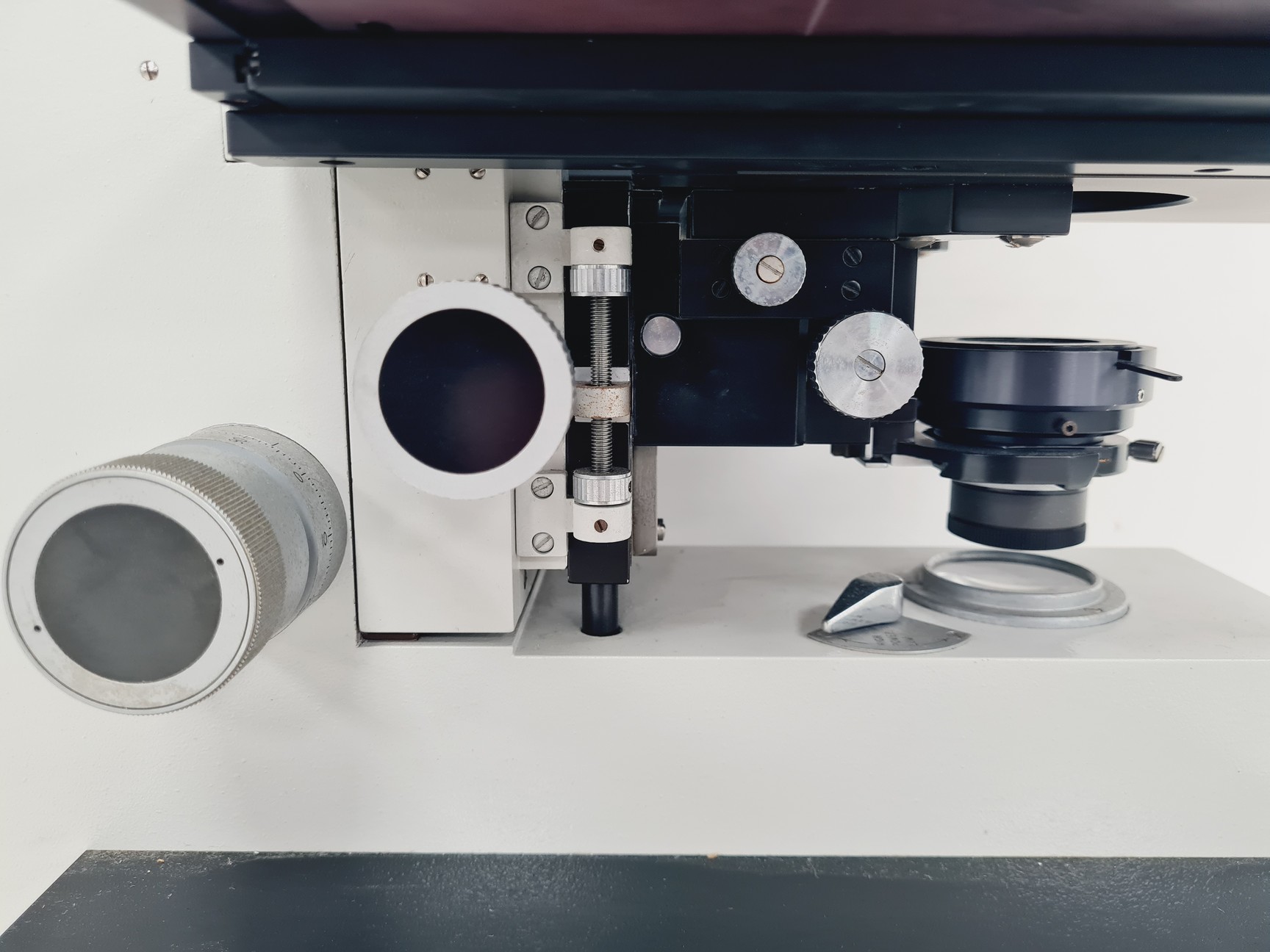 Image of Vickers M41 Photoplan Fluorescence Microscope w/ 4 x Objective Epiplan, Plan Lab