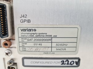 Thumbnail image of Varian Saturn 2000/2000R  Mass Spec Lab Faulty