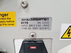 Thumbnail image of SPEXSamplePrep Freezer/Mill 6770 Cryogenic Mill Lab