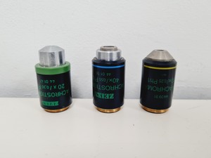 Thumbnail image of Zeiss Axiovert 25 Inverted Microscope With 3 x Objectives