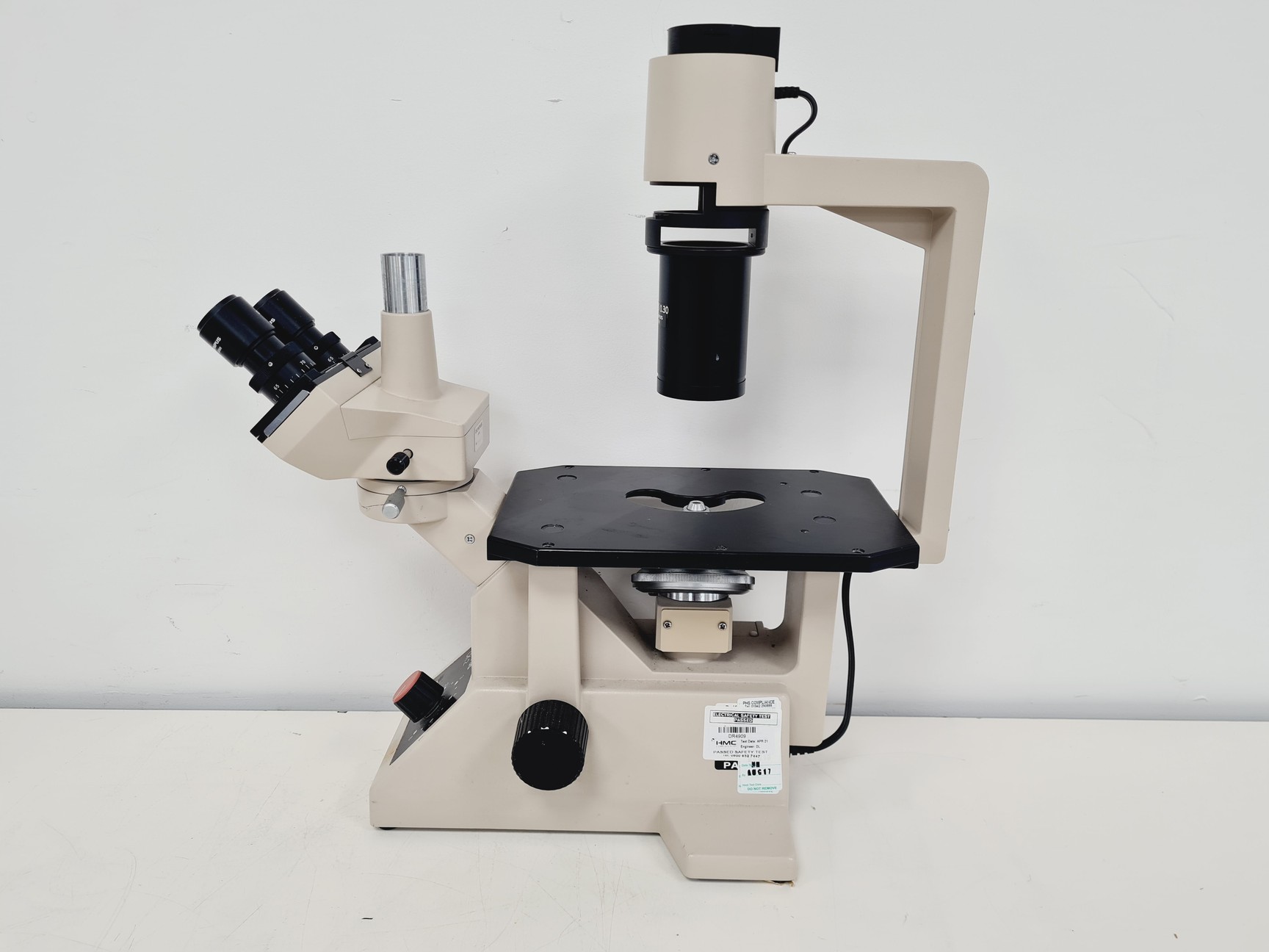 Image of Olympus CK2 Inverted Phase Contrast Microscope w/ 3 x Objectives Lab Faulty
