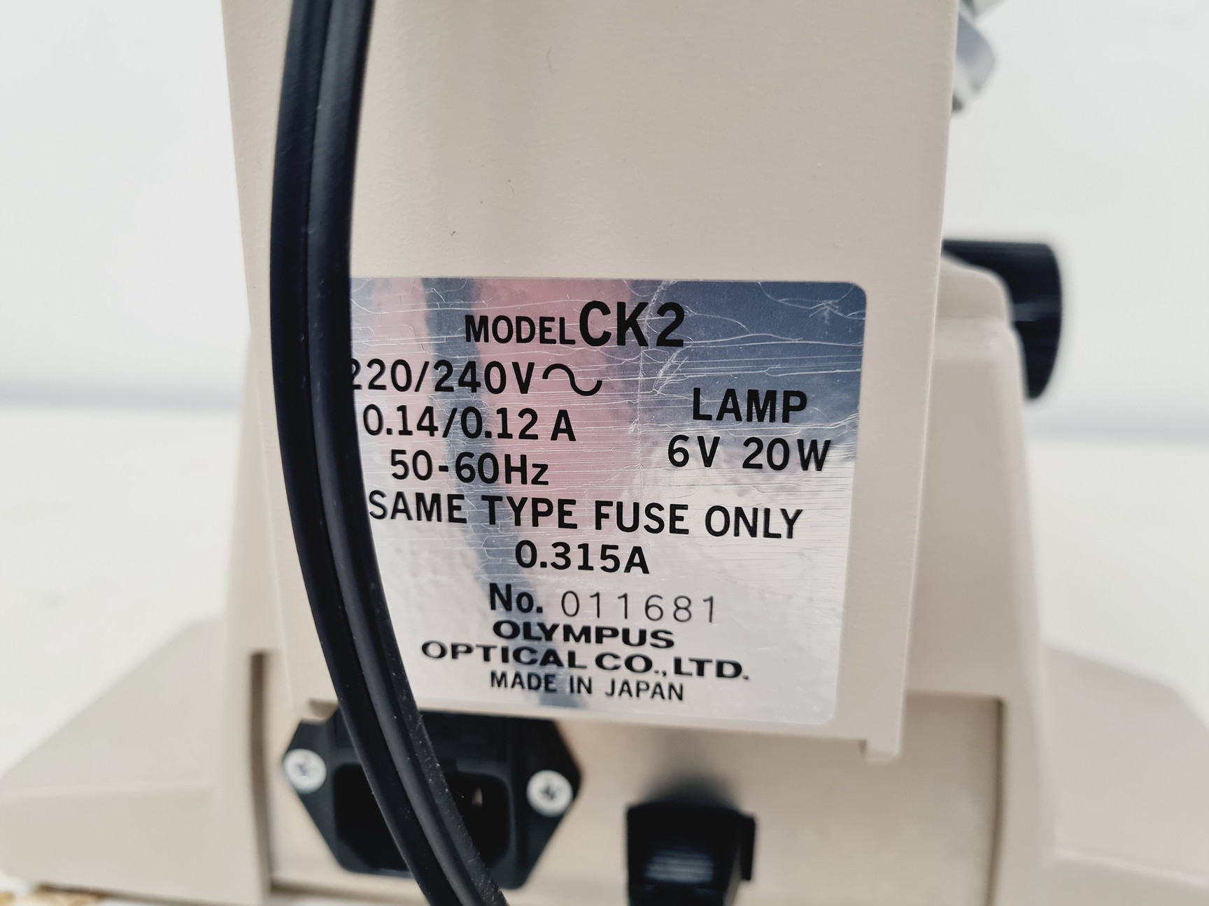 Image of Olympus CK2 Inverted Phase Contrast Microscope w/ 3 x Objectives Lab Faulty
