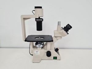 Thumbnail image of Olympus CK2 Inverted Phase Contrast Microscope w/ 3 x Objectives Lab Faulty