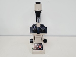 Thumbnail image of Olympus CK2 Inverted Phase Contrast Microscope w/ 3 x Objectives Lab Faulty