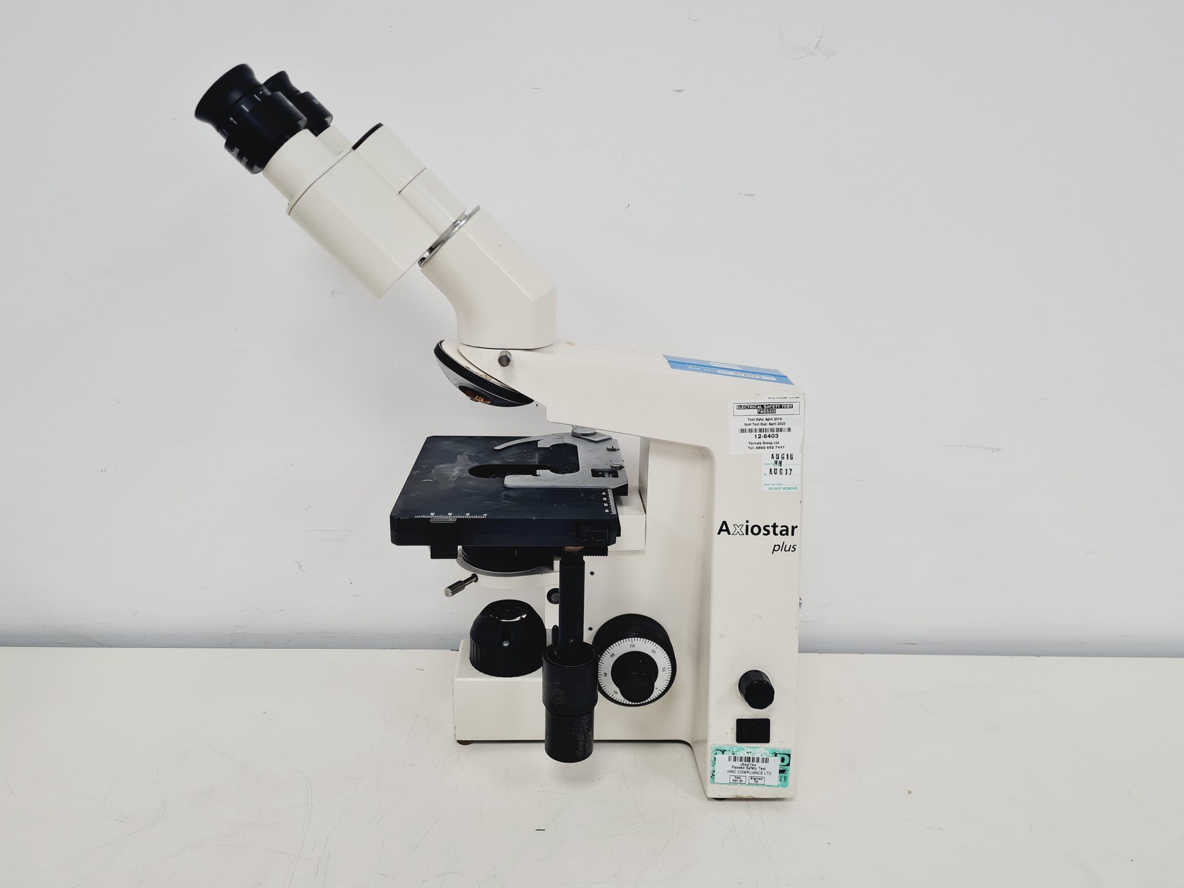 Image of Zeiss Axiostar Plus Binocular Compound Microscope Lab