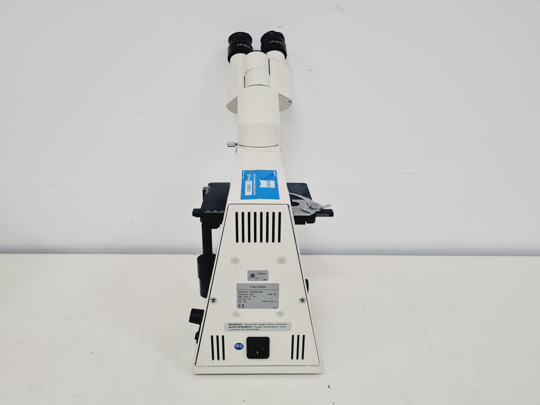 Image of Zeiss Axiostar Plus Binocular Compound Microscope Lab