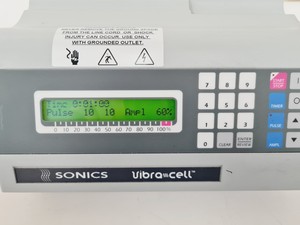 Thumbnail image of Sonics VCX 130 SONICS Vibra-Cell Ultrasonic Liquid Processor with CV18 Converter