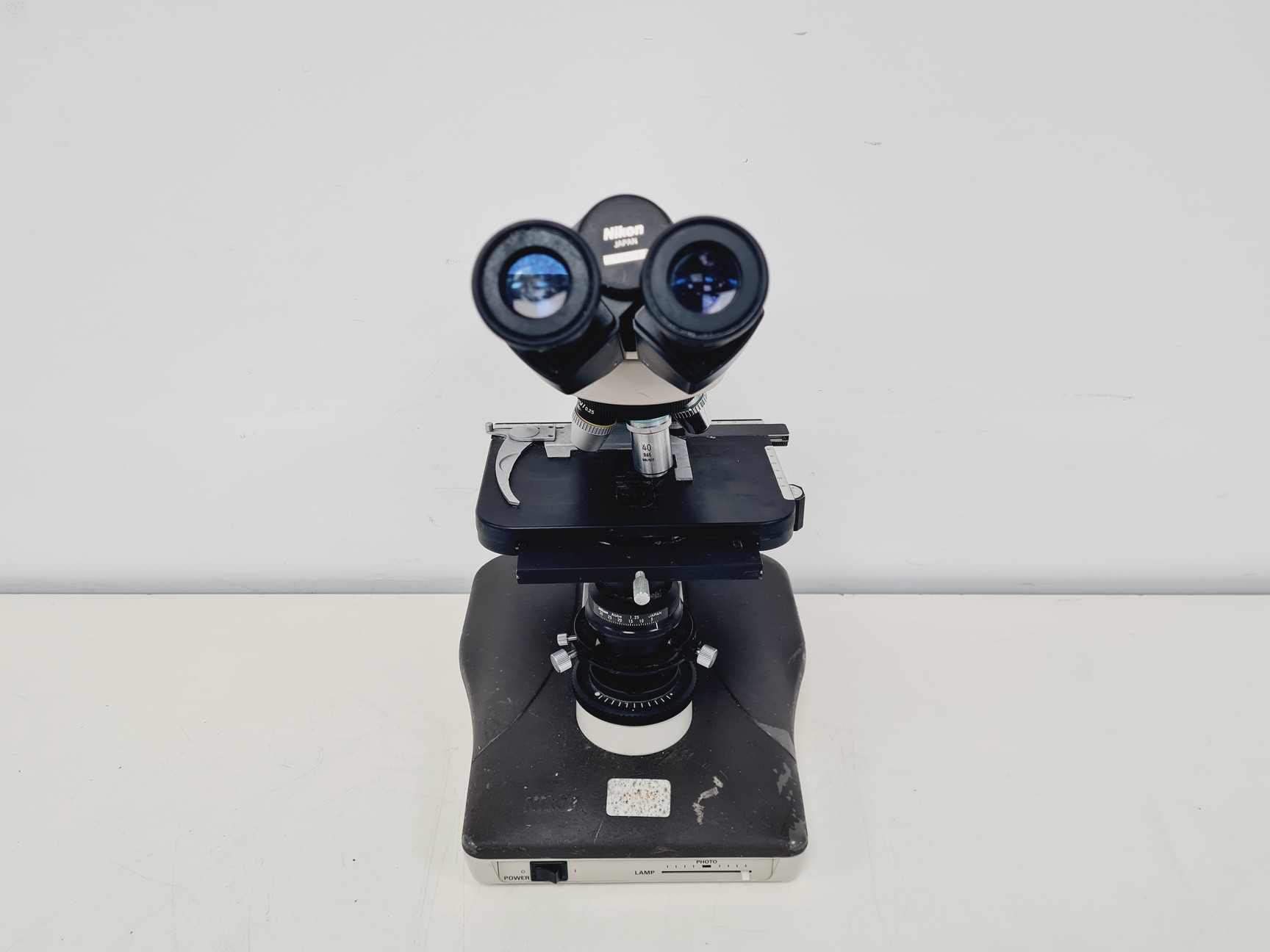 Image of Nikon Labophot 2 Biological Microscope w/ 3 x Objectives E Plan Lab 10/20/40 Lab