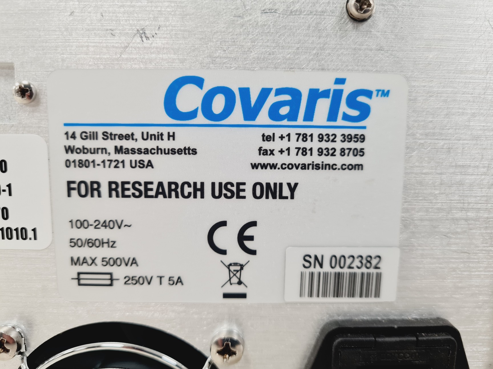 Image of Covaris M220 Focused Ultrasonicator Lab