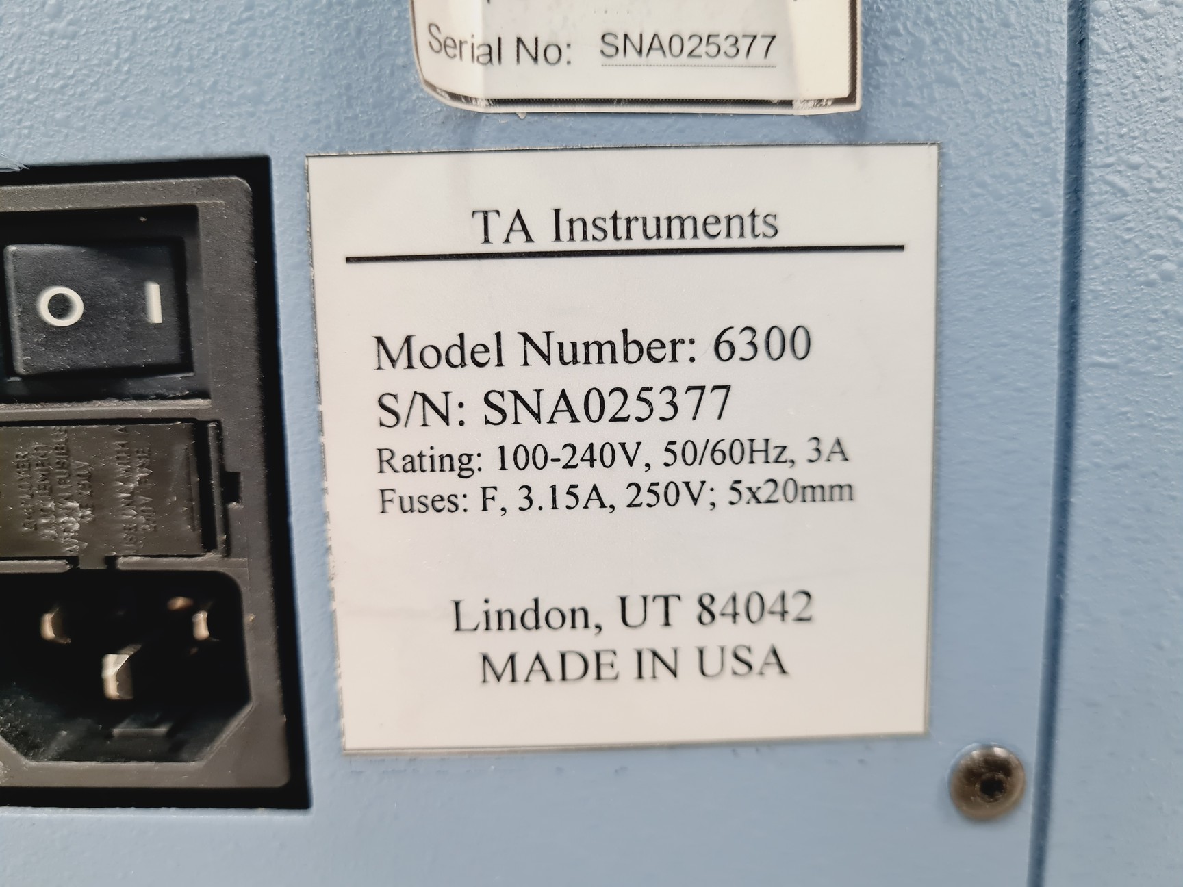 Image of TA Instruments Nano 6300 DSC Differential Scanning Calorimeter Lab