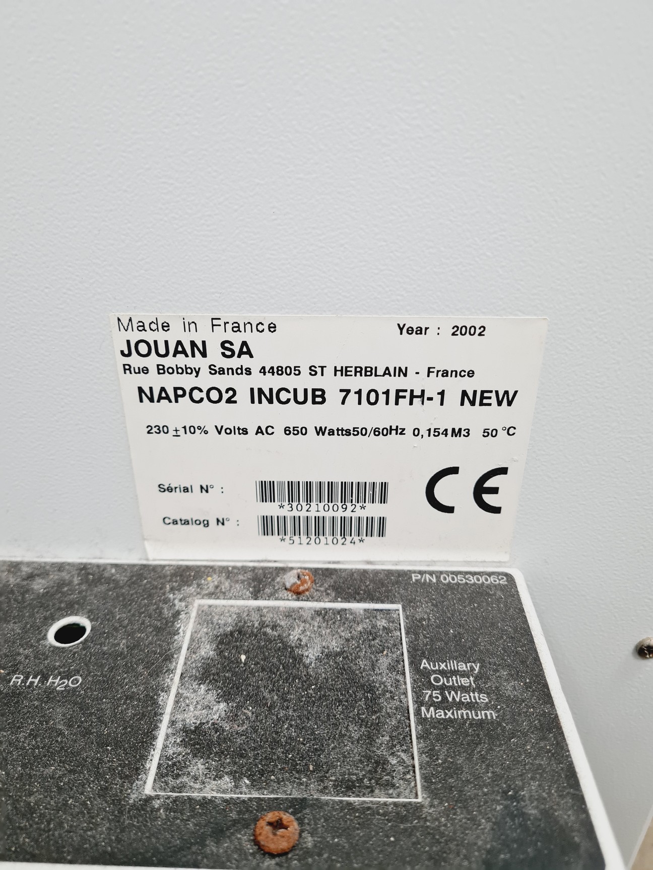 Image of Jouan Napco CO2 1000 Incubator Spares/Repair Lab
