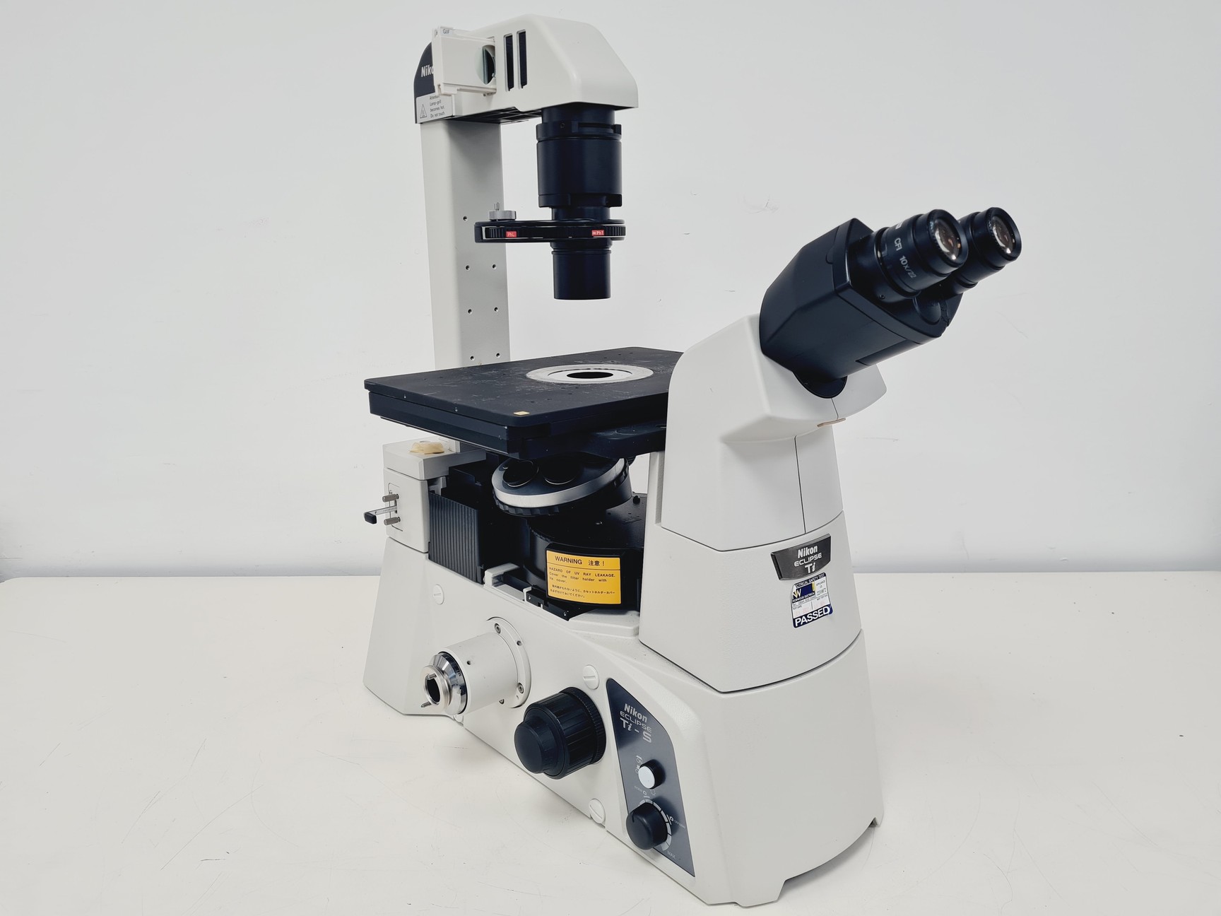 Image of Nikon Eclipse TI-S Microscope w/ Q Imaging QI Camera & TE-PSE30 Power Supply Lab