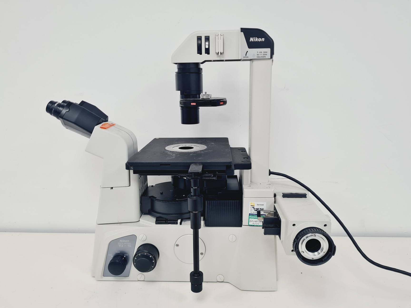 Image of Nikon Eclipse TI-S Microscope w/ Q Imaging QI Camera & TE-PSE30 Power Supply Lab