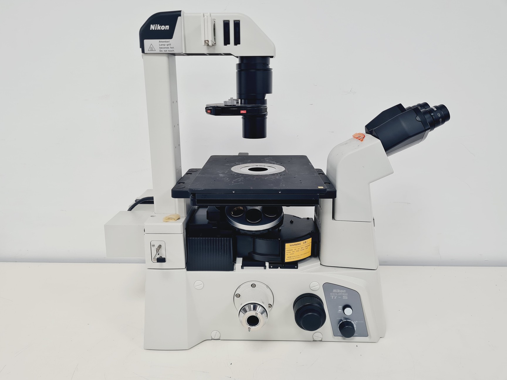 Image of Nikon Eclipse TI-S Microscope w/ Q Imaging QI Camera & TE-PSE30 Power Supply Lab