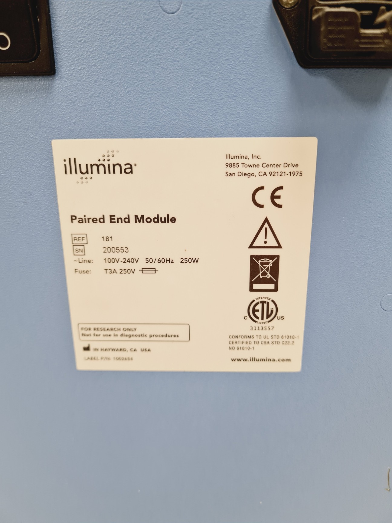 Image of Illumina PEMIIX Paired End Module Lab