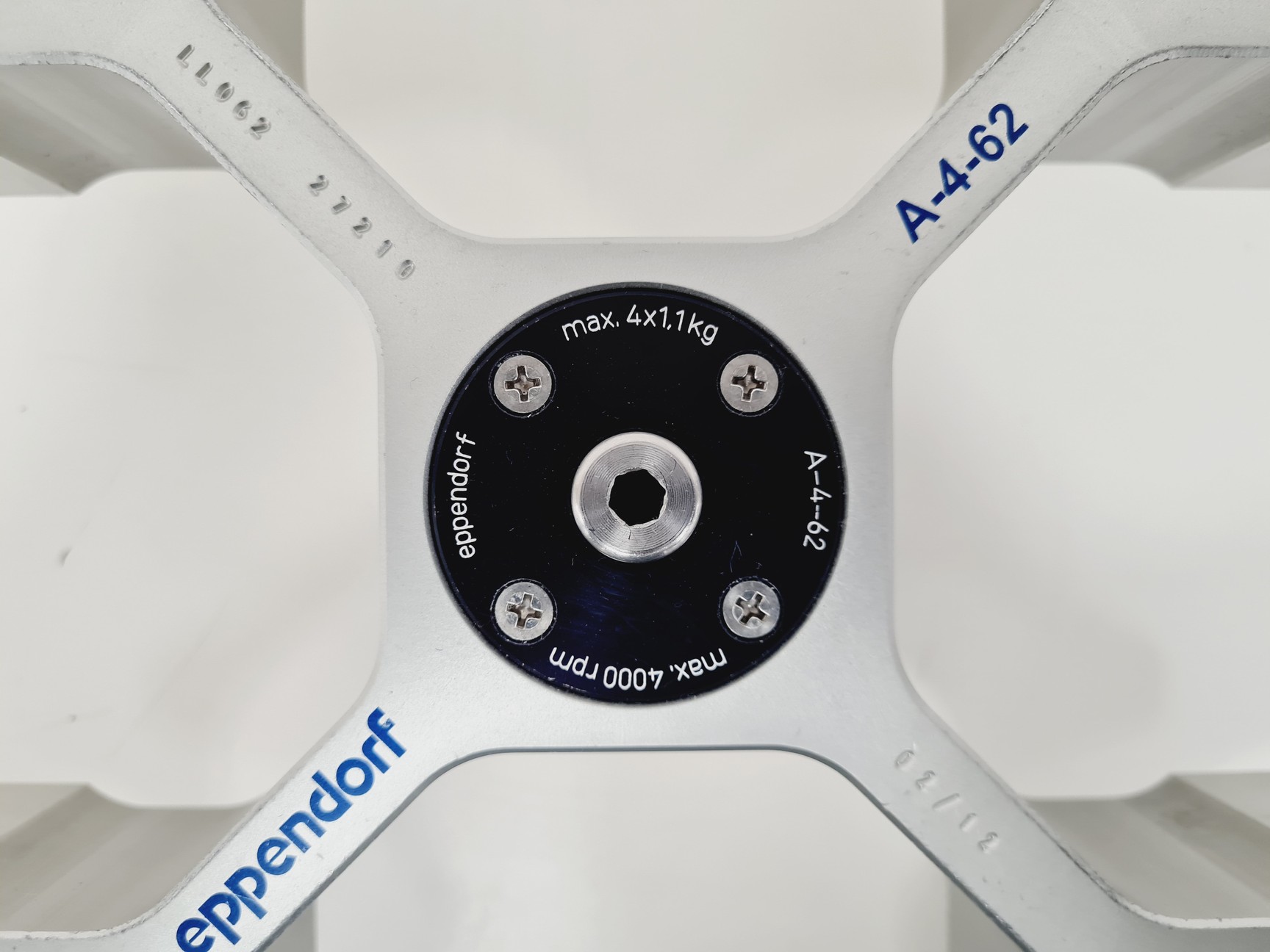 Image of Eppendorf A-4-62 Swinging Bucket Rotor Lab