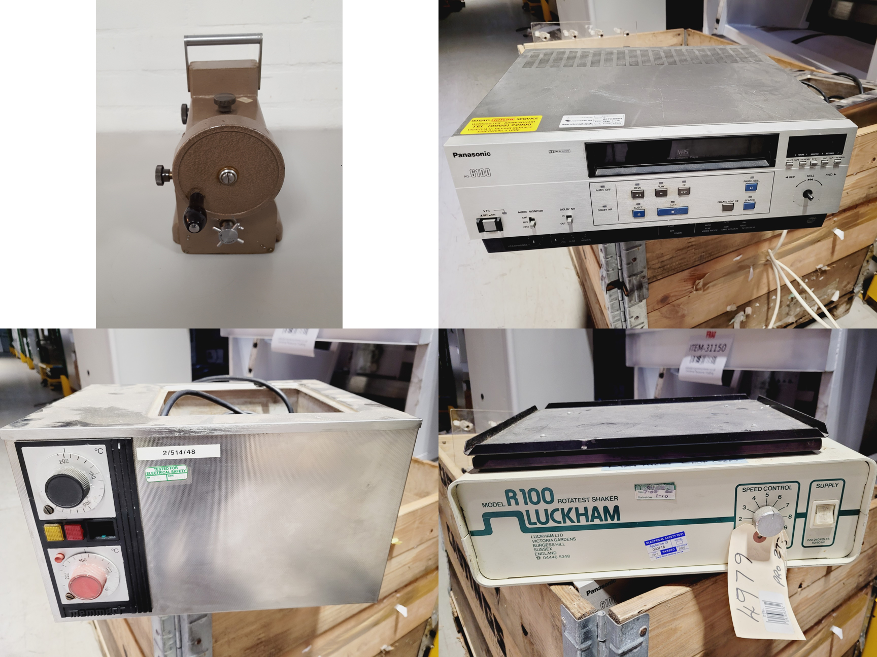 Image of Job Lot of Mixed Laboratory Equipment - Jenway, Warner, Sigma, ELGA, Sony Lab