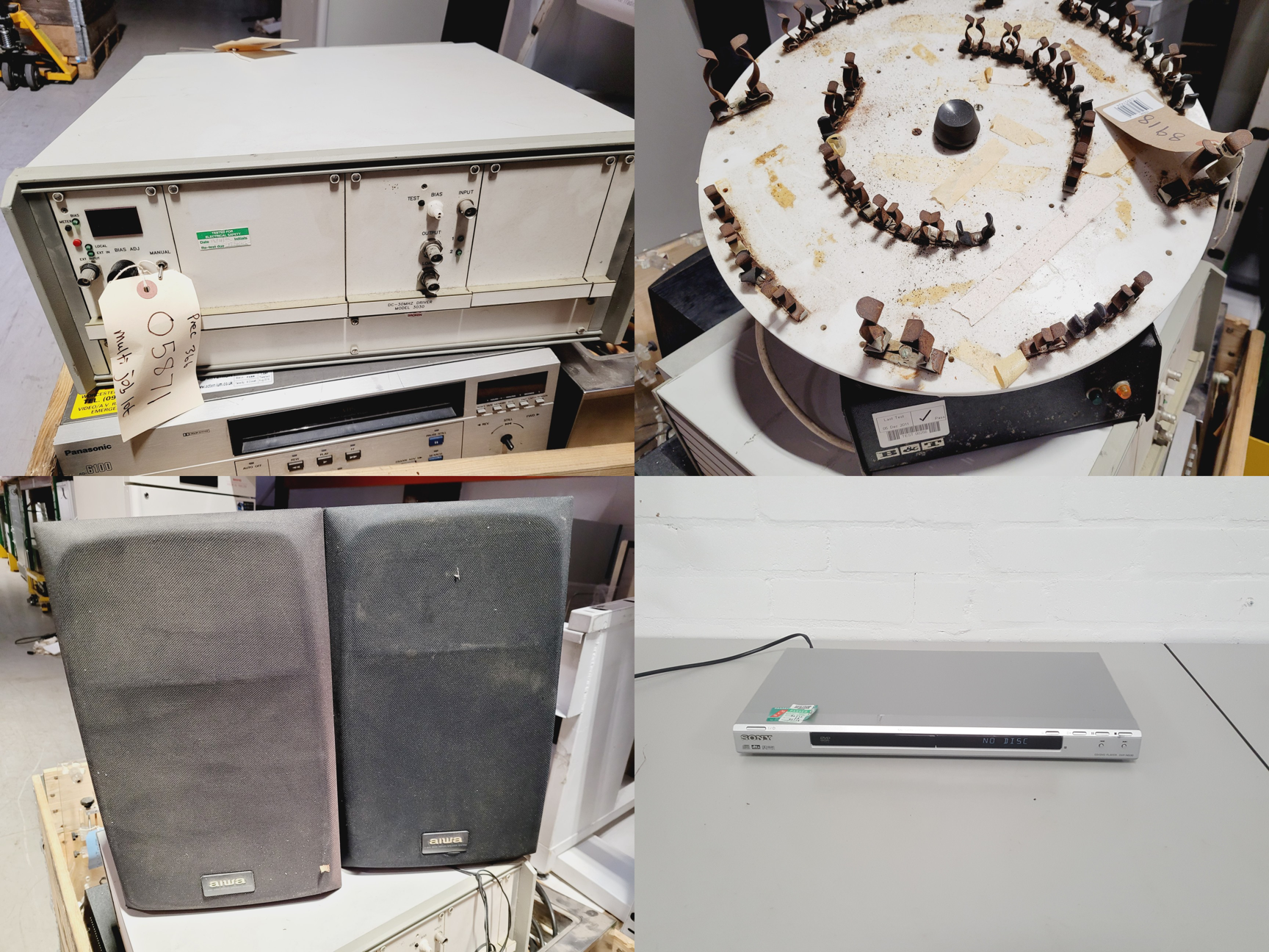 Image of Job Lot of Mixed Laboratory Equipment - Jenway, Warner, Sigma, ELGA, Sony Lab