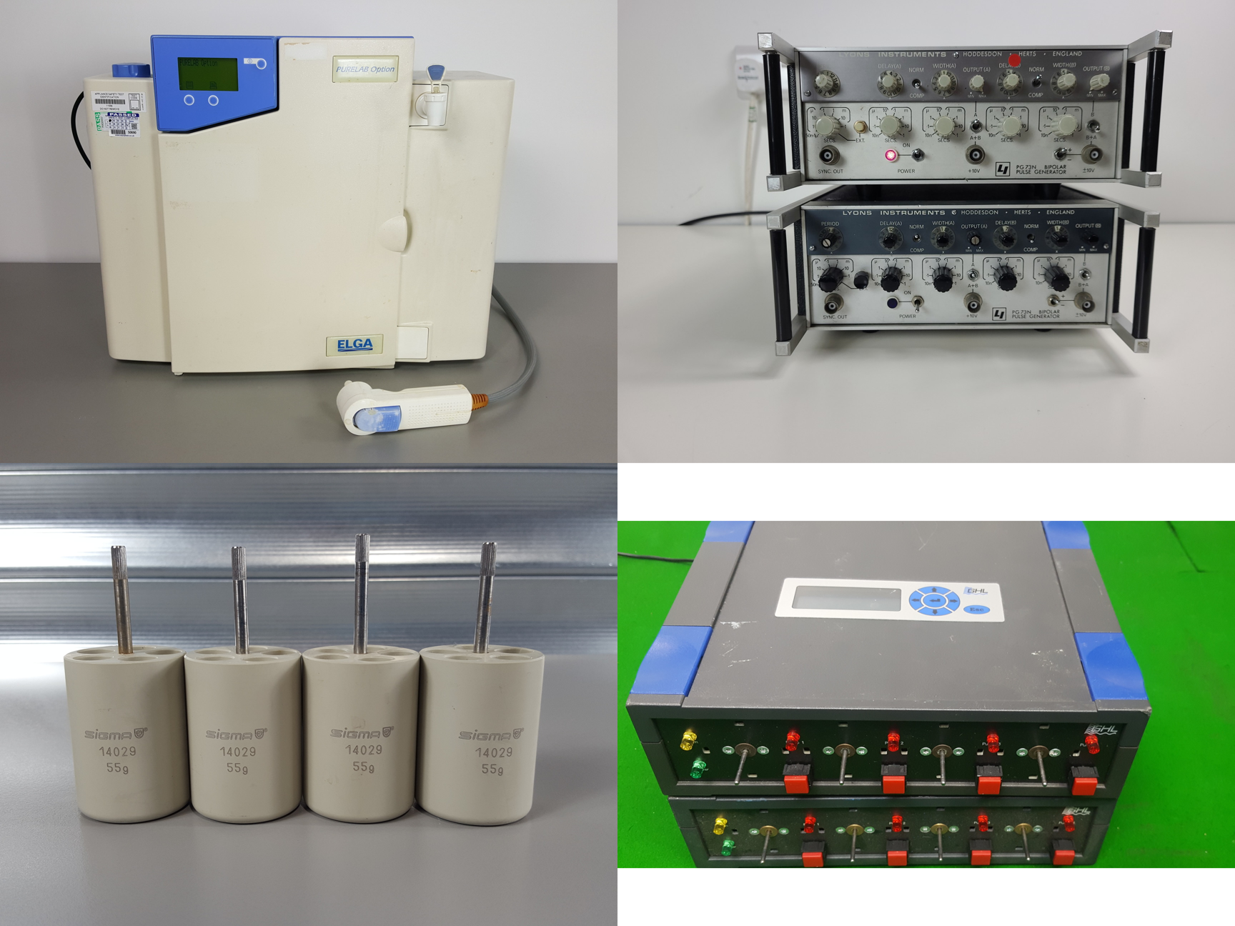 Image of Job Lot of Mixed Laboratory Equipment - Jenway, Warner, Sigma, ELGA, Sony Lab