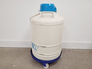 Thumbnail image of Air Liquide GT 38 Liquid Nitrogen Dewar with 6 x Storage Racks Lab