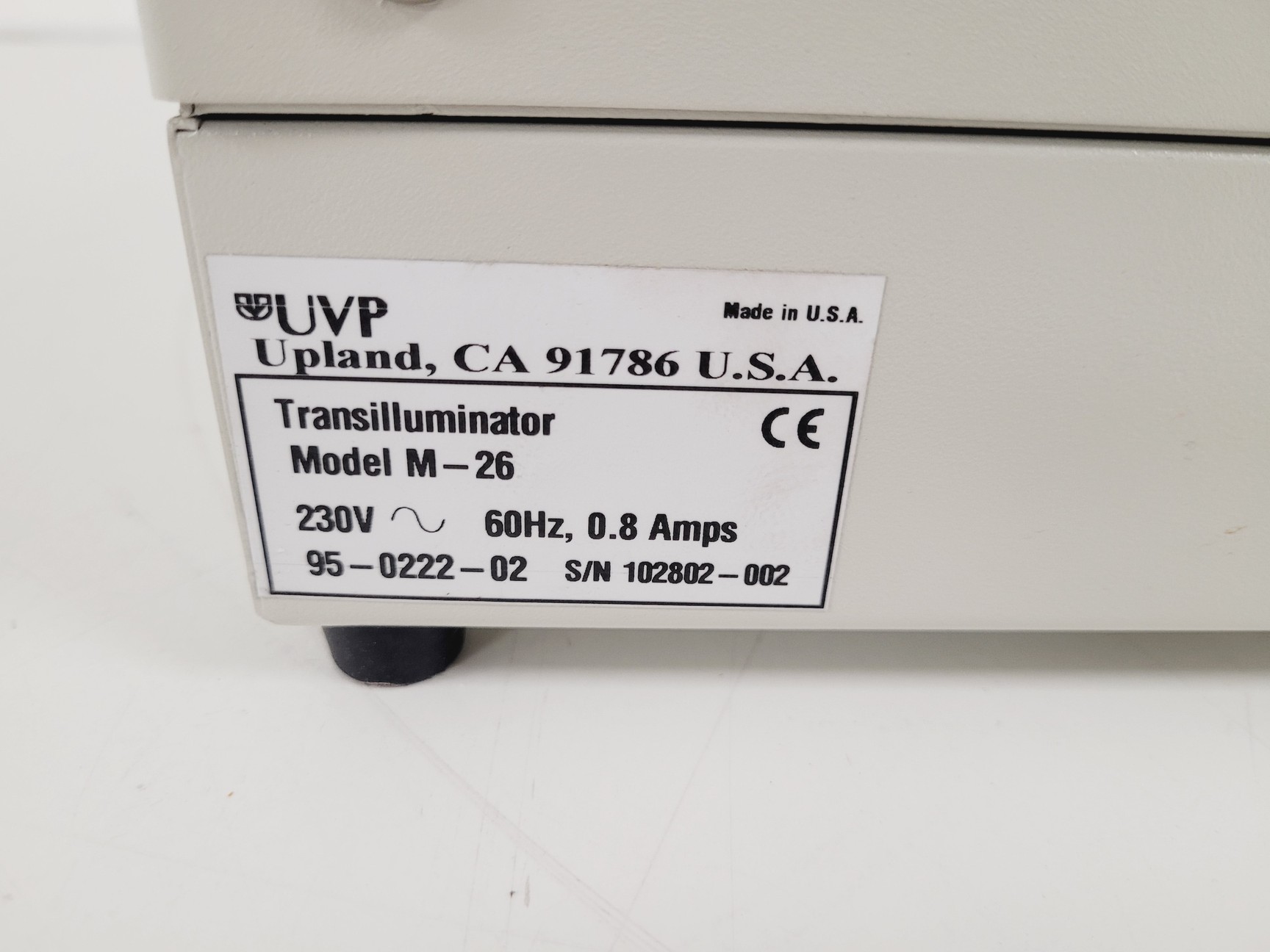 Image of UVP M-26 BioDoc-It System UV Transilluminator Spares/Repairs