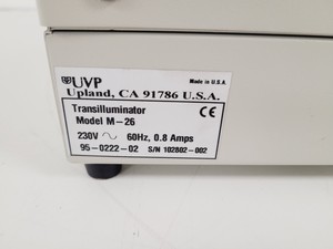 Thumbnail image of UVP M-26 BioDoc-It System UV Transilluminator Spares/Repairs