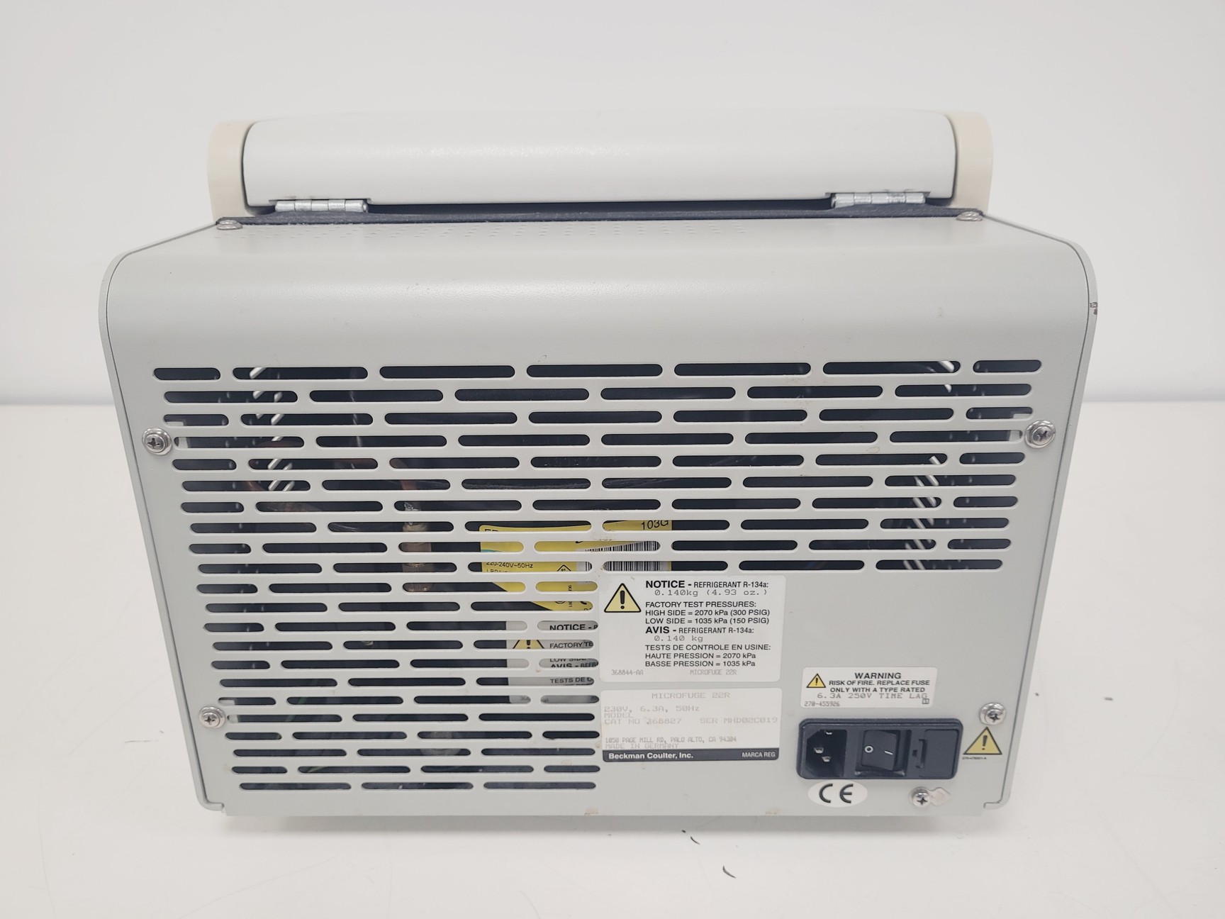 Image of Beckman Coulter Microfuge 22R Centrifuge Lab Spares/Repairs