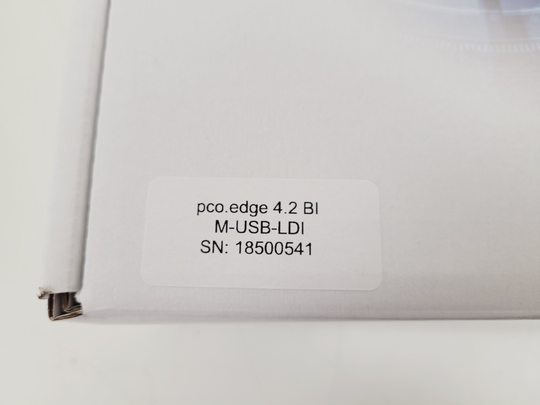 Image of PCO. EDGE.4.2 Bi. USB - Back Illuminated SCMOS Cameras