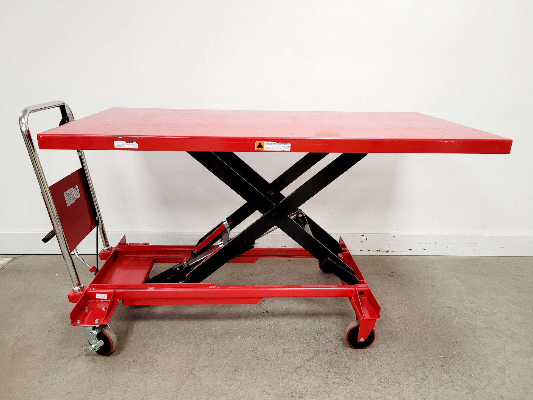 Image of Lift Mate Trolley Heavy Duty Mobile Scissor Table Model TXL500L