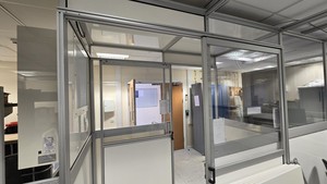 Thumbnail image of Monmouth Scientific Aluminium Modular Cleanroom 6m x 4m, 3 x CAM2250 Filter Lab