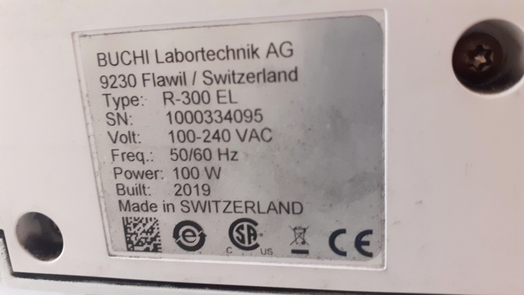 Buchi Rotavapor R-300 System w/ V-300 Pump, I-300 Pro & F-305 Chiller Lab