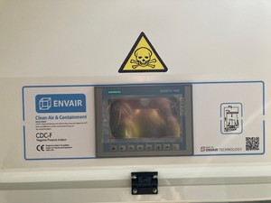 Thumbnail image of Envair Technology CDC F Negative Pressure Isolator Safety Cabinet Lab