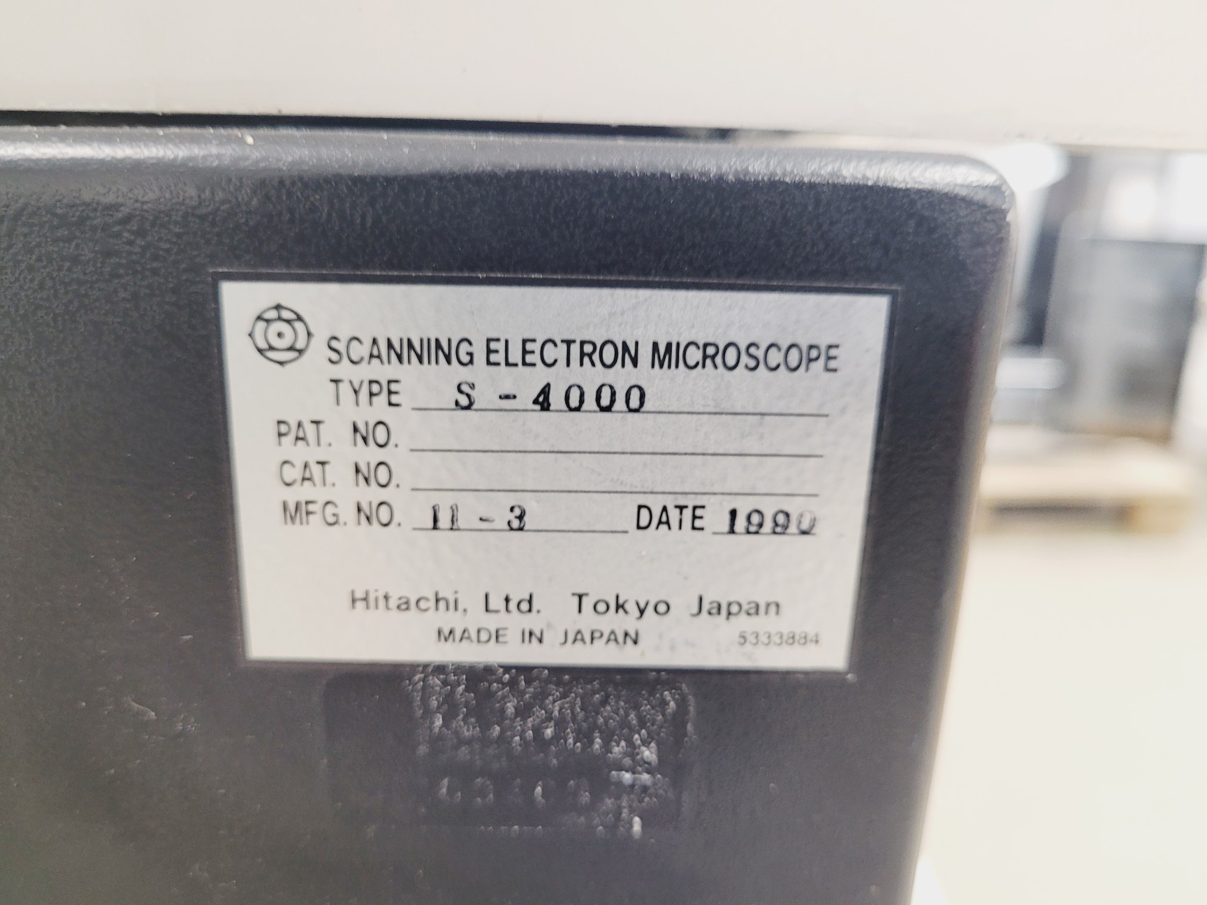 Image of Hitachi S4000 Microscope (SEM) Scanning Electron Microscope Lab