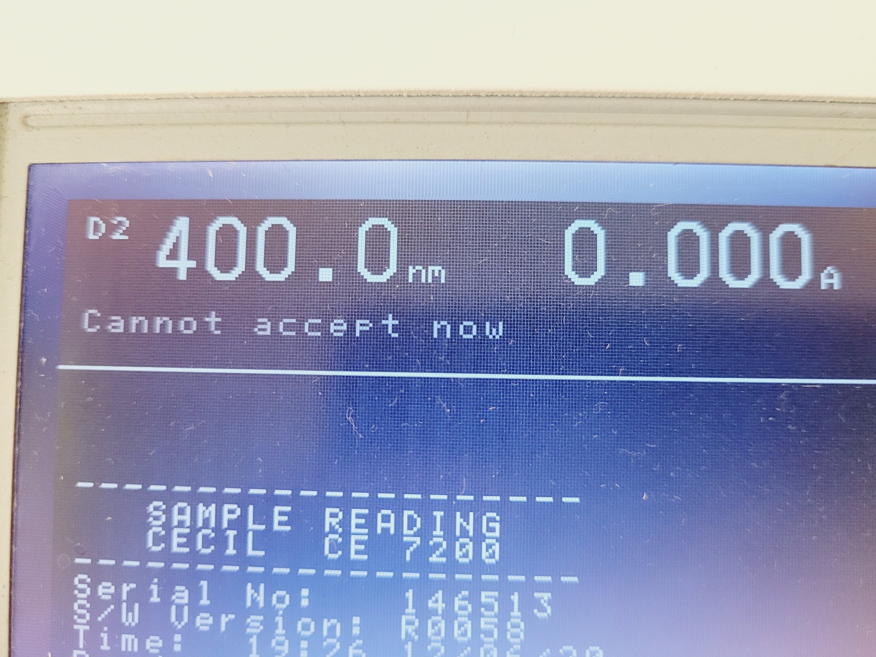 Image of Cecil Model CE 7200 Spectrometer Lab