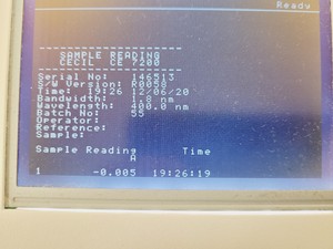 Thumbnail image of Cecil Model CE 7200 Spectrometer Lab