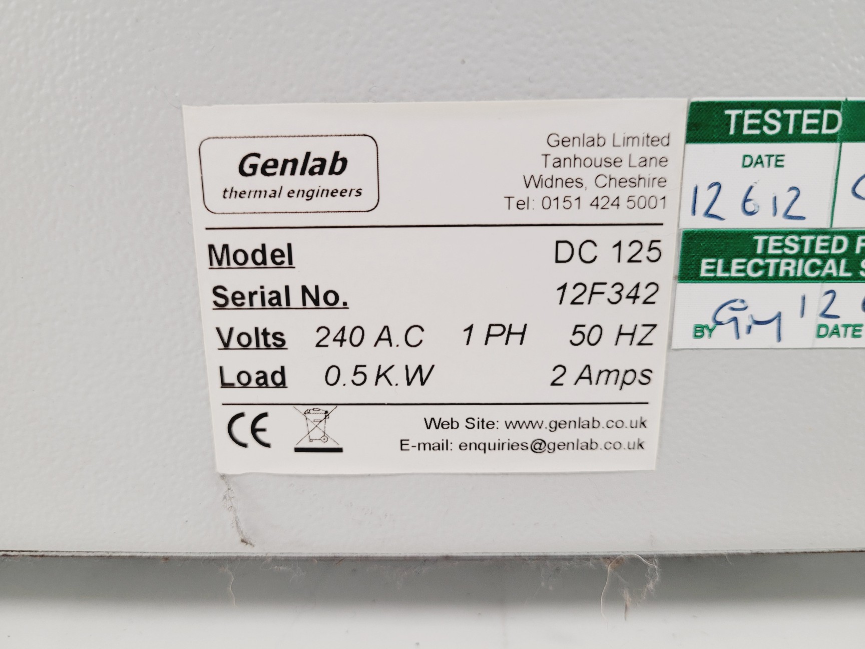 Image of Genlab Drying Cabinet Model DC 125 Lab