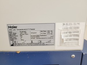 Thumbnail image of Haier ULT FREEZER -86ºc Model DW-86L828J Lab