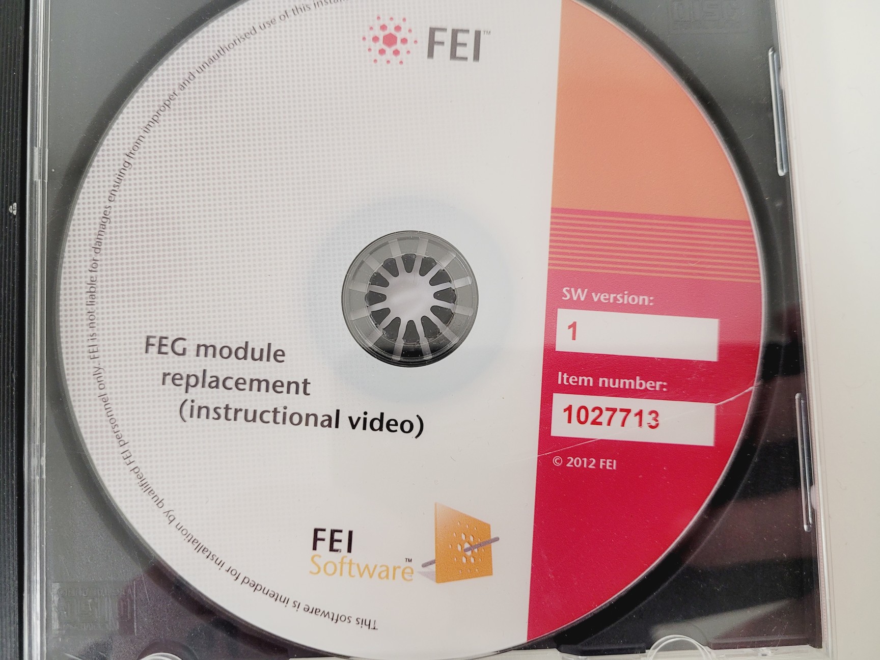 Image of FEI XL30 ESEM Scanning Electronic Microscope System Spares/Repair Lab