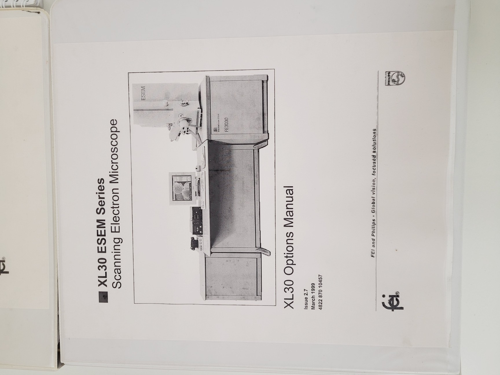 Image of FEI XL30 ESEM Scanning Electronic Microscope System Spares/Repair Lab 