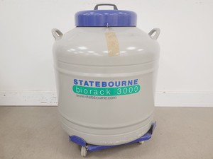 Image of Statbourne Biorack 3000 Liquid Nitrogen Sample Storage Dewar Lab