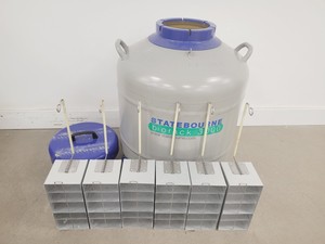 Thumbnail image of Statbourne Biorack 3000 Liquid Nitrogen Sample Storage Dewar Lab